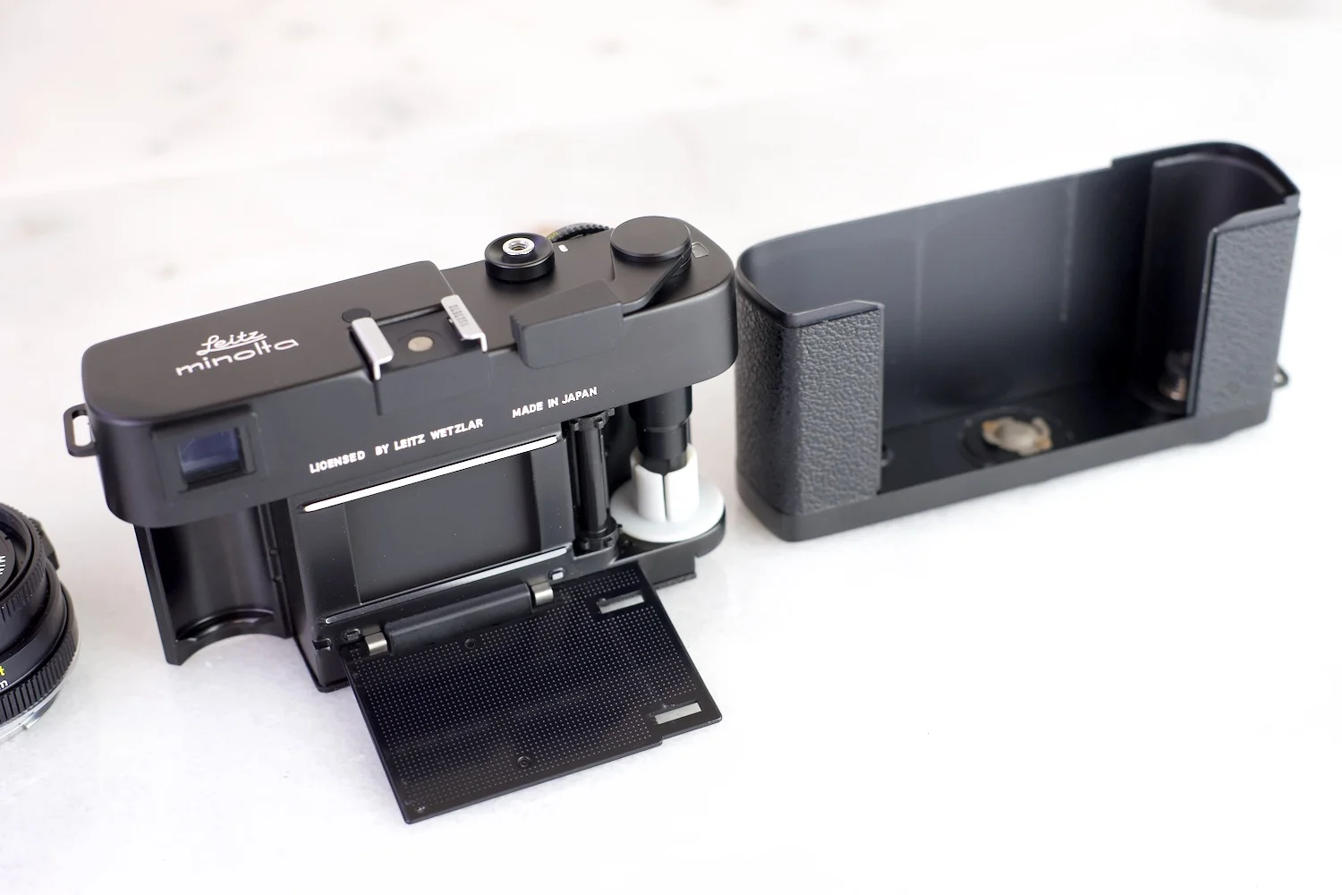 Leitz Minolta CL with Minolta M-Rokkor 40mm F/2 Lens, and Strap